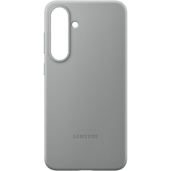 Samsung EF-VS936PJEGWW Funda Kindsuit Galaxy S25+ (6.7") Gris Claro de Imitación Piel, Monocromo, Fácil Aplicación 3