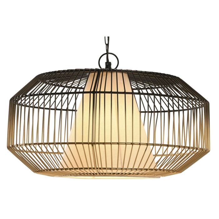 Lámpara de Techo DKD Home Decor 42 x 42 x 23 cm Negro Dorado Hierro 50 W 1 Lámpara de Techo DKD Home Decor 42 x 42 x 23 cm Negro Dorado Hierro 50 W 1