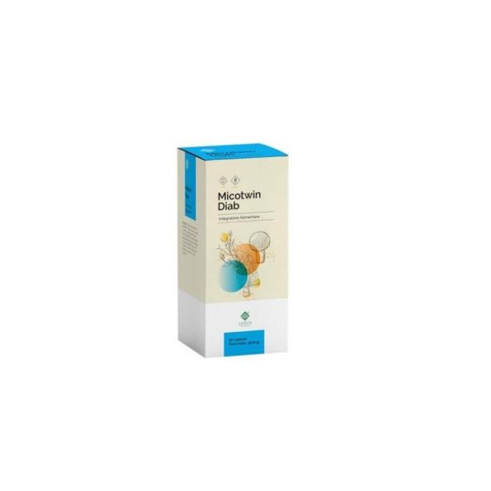 GHEOS Micotwin Diab 90 Cápsulas - Suplemento para el Metabolismo de Carbohidratos y Glucosa con Coprinus y Cromo