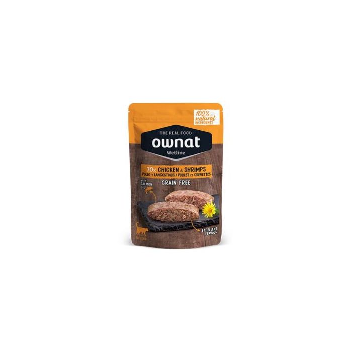 Ownat Gato Wetline Chicken&Shrimps 12x85 gr