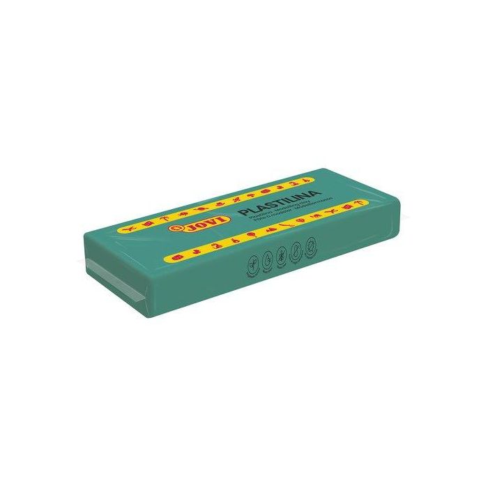 Jovi Plastilina School Pastilla 150 gr Verde Oscuro Caja 15 Ud