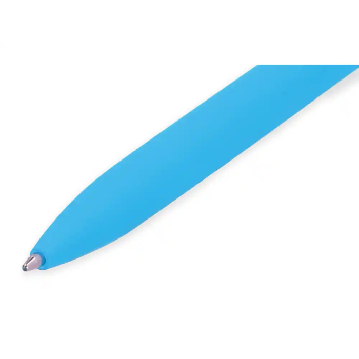 Liderpapel Bolígrafo Retráctil Punta 1 mm con Clip, Acabado Soft Touch, Tinta Azul, Cuerpo Azul Cielo, 27x145x70 mm Liderpapel Bolígrafo Retráctil Punta 1 mm con Clip, Acabado Soft Touch, Tinta Azul, Cuerpo Azul Cielo, 27x145x70 mm