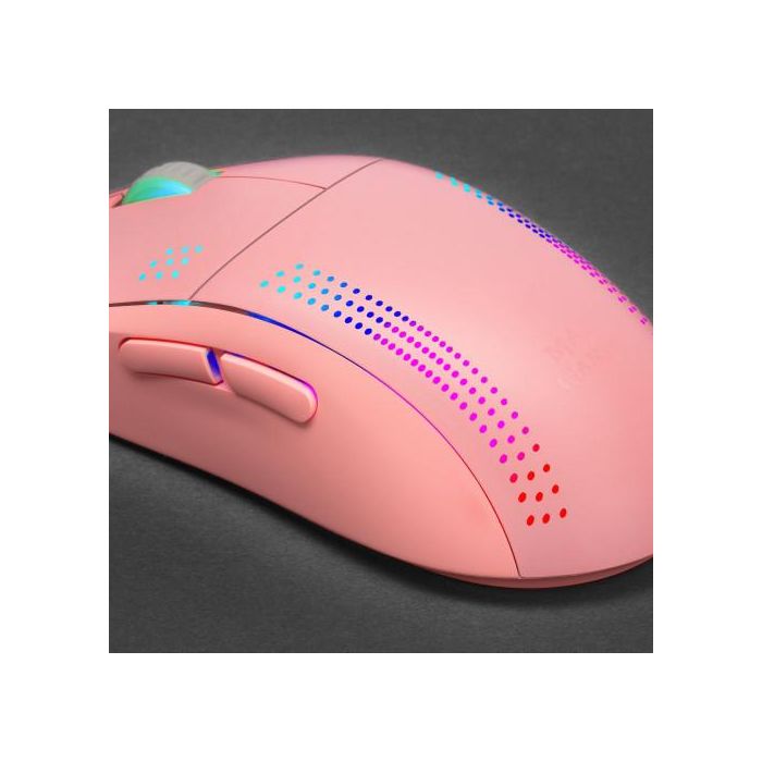Mars Gaming MMPROP Ratón Óptico USB Tipo A, Diestro, 32000 DPI, Color Rosa