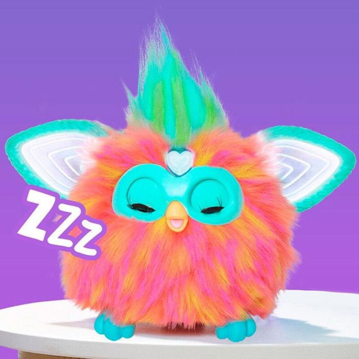 Hasbro Furby Naranja Coral - Juguete Interactivo con Reconocimiento de Voz, Modos de Juego y Lenguaje Humano 13