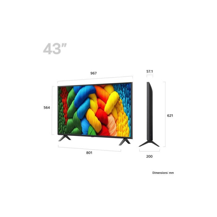Smart TV LG 43NANO80A6BAEU 4K Ultra HD 43" LED HDR D-LED NanoCell LCD 4 Smart TV LG 43NANO80A6BAEU 4K Ultra HD 43" LED HDR D-LED NanoCell LCD 4