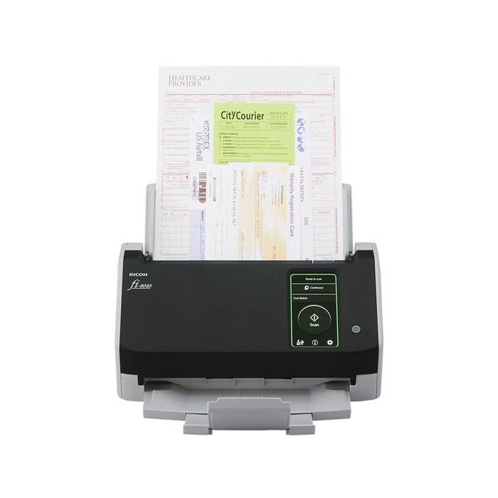 Ricoh fi-8040 Escáner de Documentos ADF Dúplex 40 ppm/80 ipm LAN USB 3.2 con Pantalla Táctil 50 Hojas 31