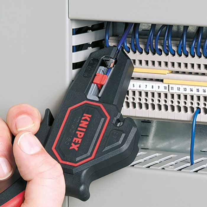 Knipex 1262180sb Alicate pelacables automático autoajustable 180x75x21mm para cables 0,2 a 6 mm² 10 Knipex 1262180sb Alicate pelacables automático autoajustable 180x75x21mm para cables 0,2 a 6 mm² 10