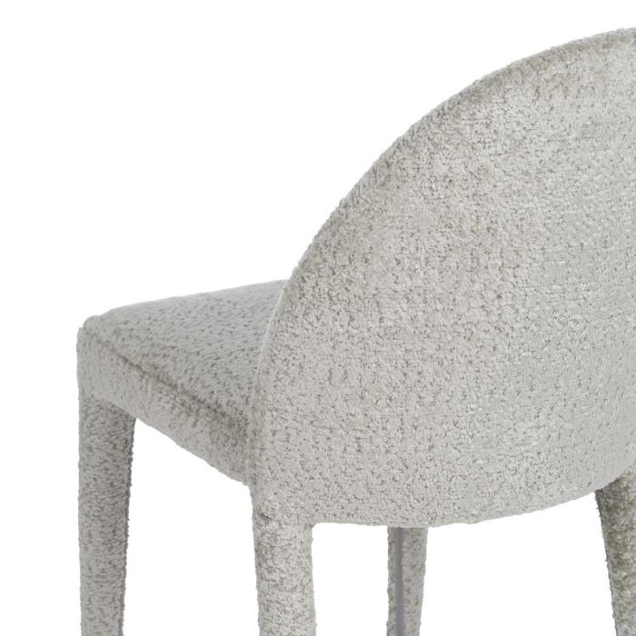 Silla Beige Tejido-Metal 47 X 61,50 X 85 cm