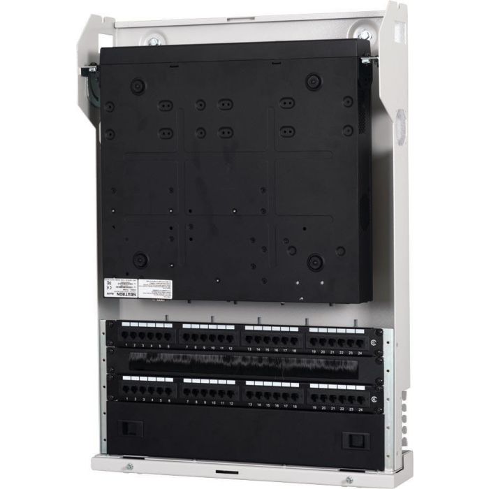 Lanview Rack Cabinet 19" 3U D155mm Montaje en Pared Slim para Redes LAN y Equipos AV, 40 Kg, Ideal Oficinas y Hogares 2