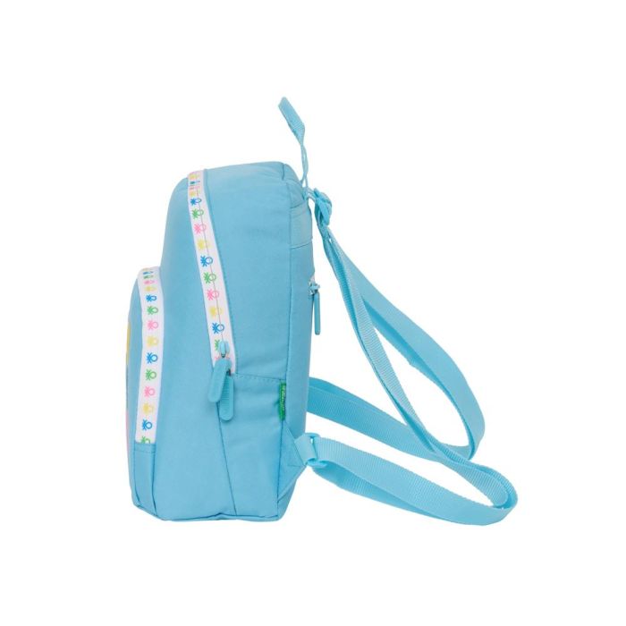 Mochila Benetton Spring Mini Celeste 25 x 30 x 13 cm 2