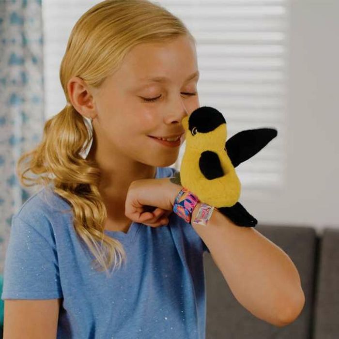 Happy Yappers Peluche Pajarito Interactivo Parlante - Canta, Mueve Alas, Repite Voz - Juguete Educativo Niños +3 Años - 18x18x5 cm 22