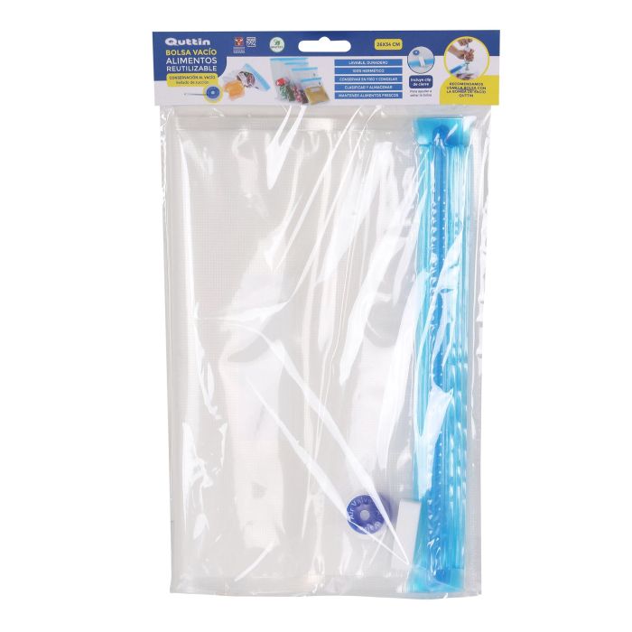 Set de 4 bolsas para comida al vacío 26x34 cm Quttin (24 Cajas) 1 Set de 4 bolsas para comida al vacío 26x34 cm Quttin (24 Cajas) 1