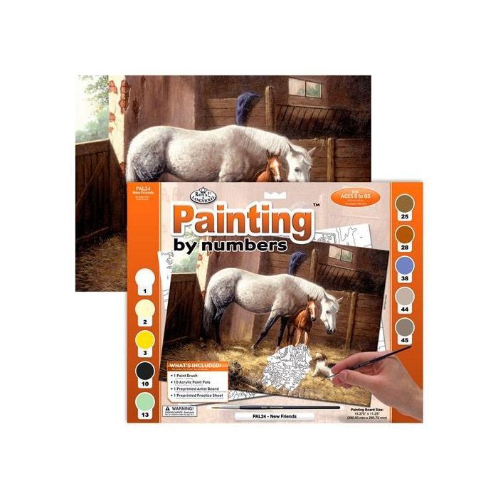 Royal Langnickel Pintura Por Números Adultos Lg "Nuevos Amigos" Royal Langnickel Pintura Por Números Adultos Lg "Nuevos Amigos"