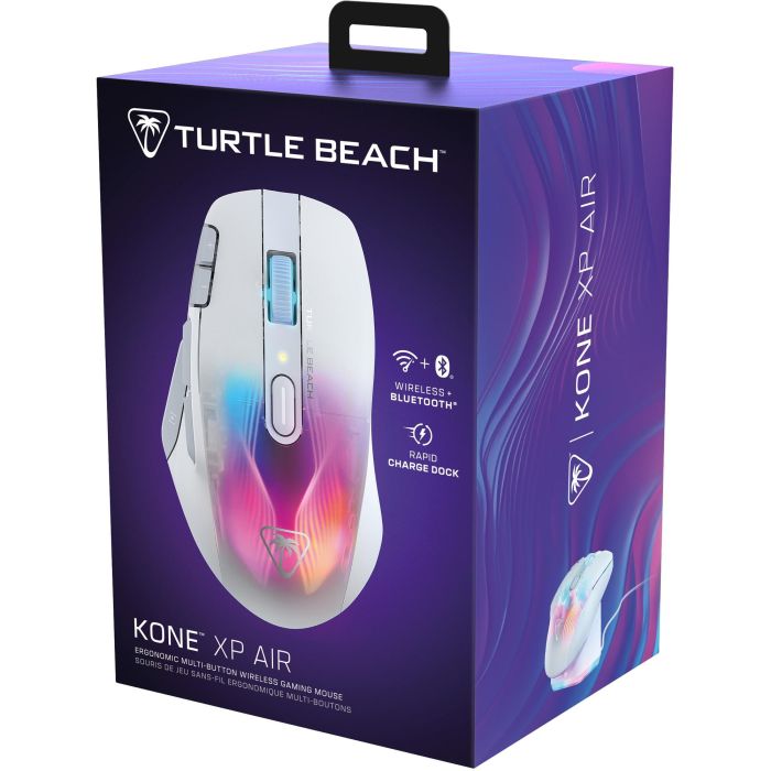 Turtle Beach TUR0731855711017 Ratón Inalámbrico para Juegos Kone XP Air con Estación de Carga, Blanco 2