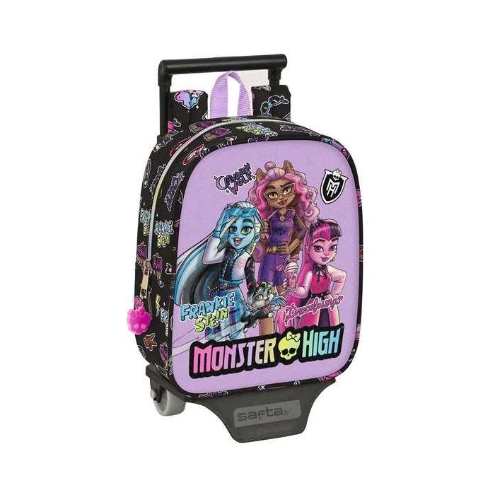 Mochila Con Carro Safta Monster High Creep 270x220x100 mm Mochila Con Carro Safta Monster High Creep 270x220x100 mm