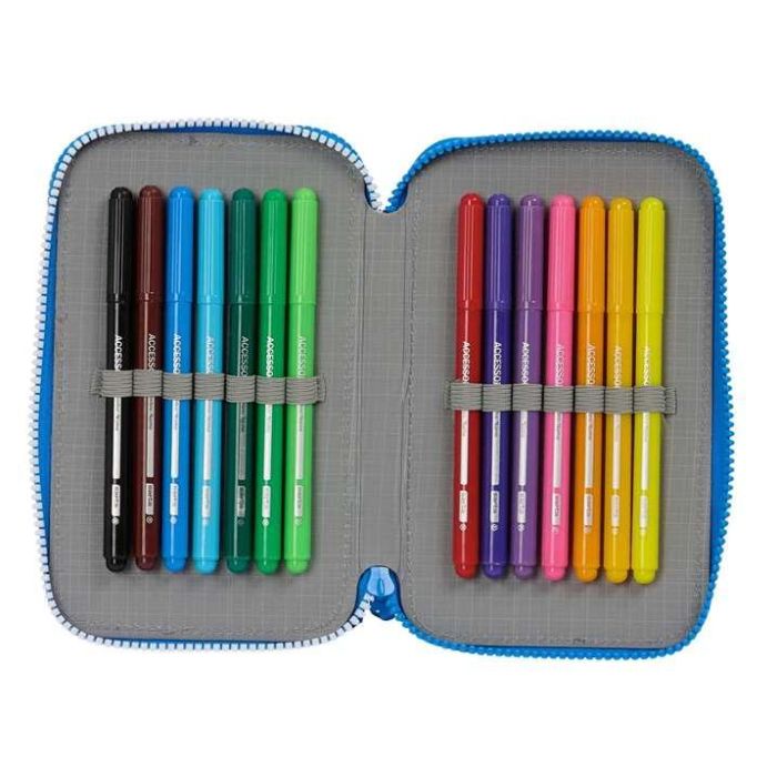Plumier Escolar Safta Doble Cremallera 28 Piezas Deportivo De La Coruña 40x125x195 mm 1 Plumier Escolar Safta Doble Cremallera 28 Piezas Deportivo De La Coruña 40x125x195 mm 1