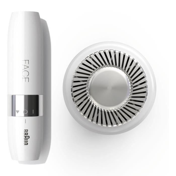 Braun FS1000 Afeitadora Facial Eléctrica Mini para Mujer, Suave Piel y Zonas Delicadas con Luz Inteligente, Precisión, Blanco 4 Braun FS1000 Afeitadora Facial Eléctrica Mini para Mujer, Suave Piel y Zonas Delicadas con Luz Inteligente, Precisión, Blanco 4