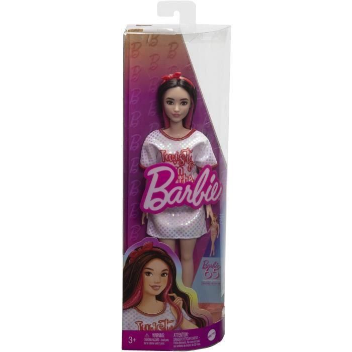Barbie - Barbie Fashionistas - Muñeca de pelo negro del 65 aniversario 5 Barbie - Barbie Fashionistas - Muñeca de pelo negro del 65 aniversario 5