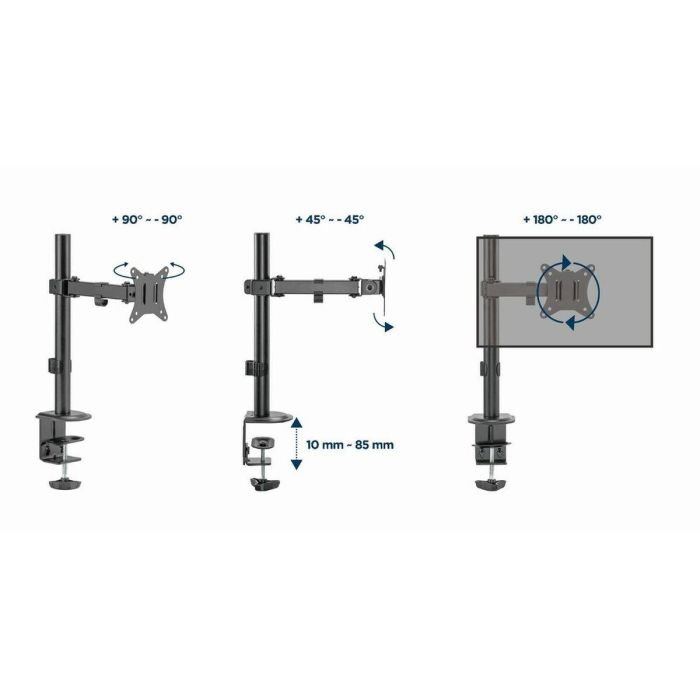 Gembird MA-D1-03 soporte para monitor 81,3 cm (32") Escritorio Negro 1 Gembird MA-D1-03 soporte para monitor 81,3 cm (32") Escritorio Negro 1