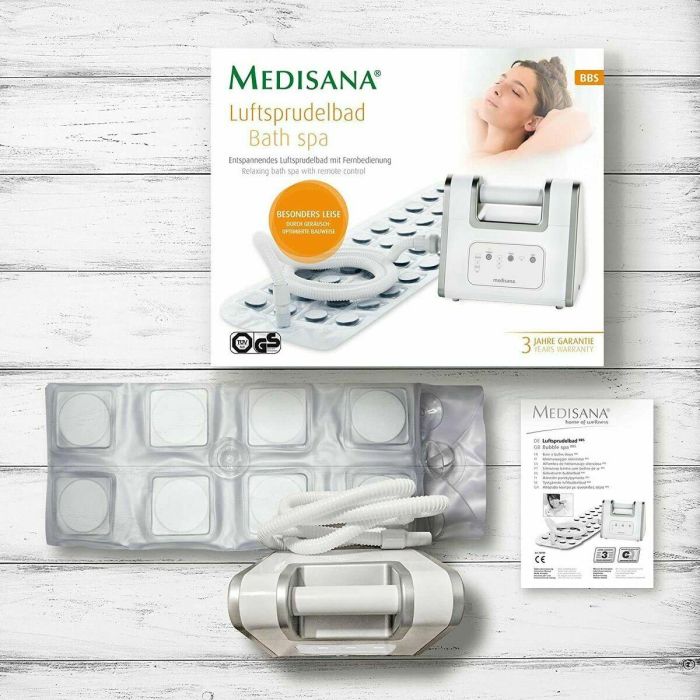 Medisana MED4015588883897 Colchoneta de Burbujas para Bañera - Hidromasaje Relajante y Masaje Terapéutico en Casa 1