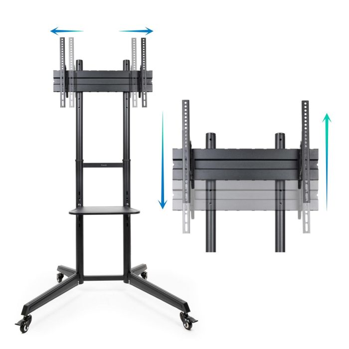 TOOQ Soporte suelo ruedas pantallas "RAMSES" 37-70" 2