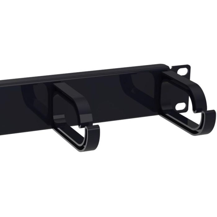 Equip 327341 Panel de Gestión de Cables 1U Plástico Acero Negro 2