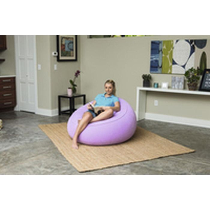 Bestway Sillon Hinchable Gigante Fashion Color Surtido 112x112x66 cm Interior 75052 18