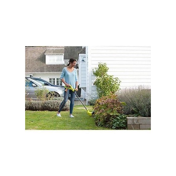 Ryobi Recortadora de Hilo Eléctrica 350W para Jardín, Bordeadora de Césped con Corte Ø 25 cm y Alambre Ø 2x1.5 mm 3