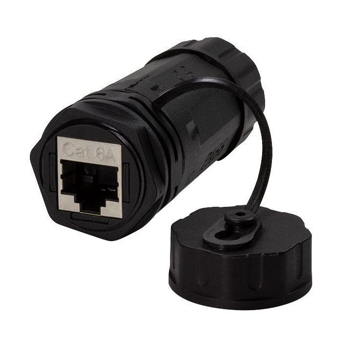 LOGON PROFESSIONAL OUTDOOR WATERPROOF CAT6A BULKHEAD COUPLER IP68 W/GLAND LOGON PROFESSIONAL OUTDOOR WATERPROOF CAT6A BULKHEAD COUPLER IP68 W/GLAND