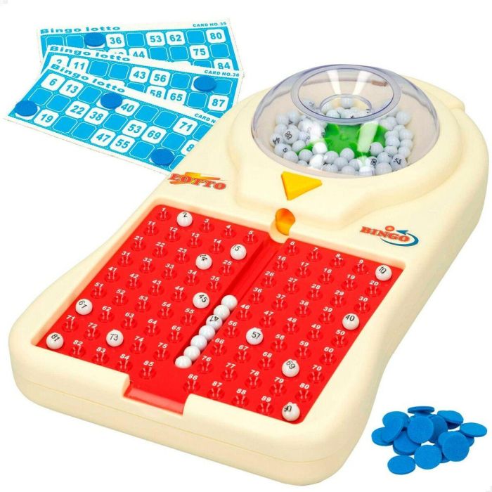 Bingo Automático Colorbaby Cartón Plástico (6 Unidades) 5 Bingo Automático Colorbaby Cartón Plástico (6 Unidades) 5