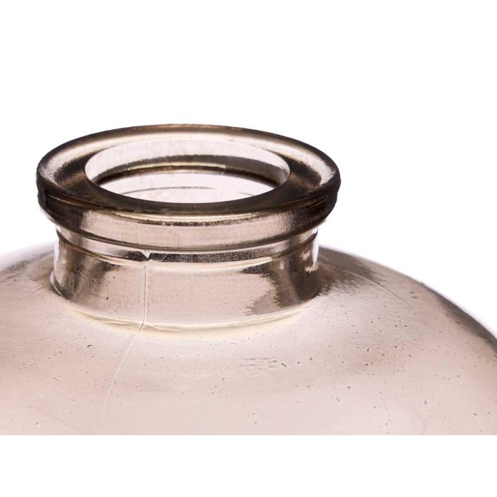 Frasco de Cristal Redondo Gris Giftdecor 9x12x9 cm - Vidrio (12 Unidades) 2 Frasco de Cristal Redondo Gris Giftdecor 9x12x9 cm - Vidrio (12 Unidades) 2