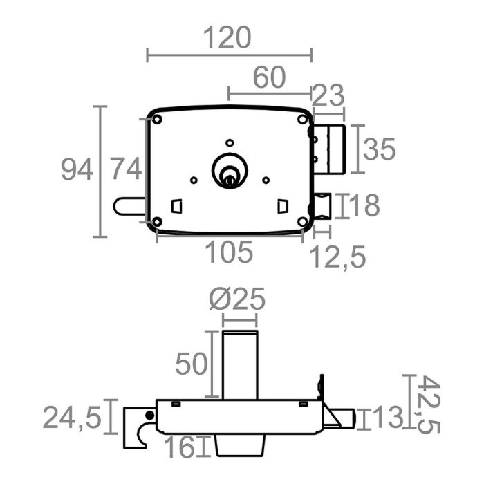 Cerradura Micel Izquierda 2