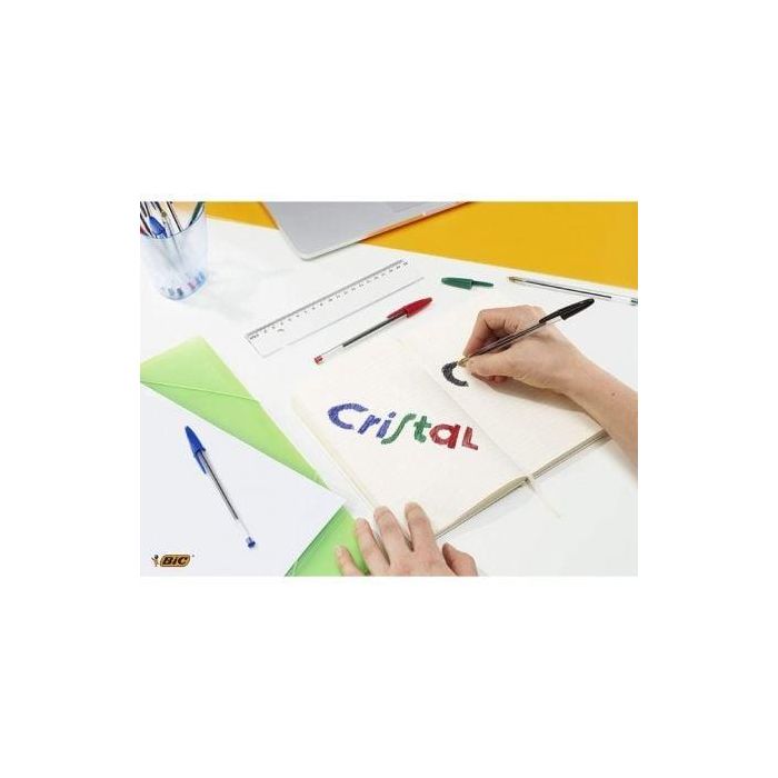 Caja de Bolígrafos de Tinta de Aceite Bic Cristal Original 516345/ 5 unidades/ Negros 3 Caja de Bolígrafos de Tinta de Aceite Bic Cristal Original 516345/ 5 unidades/ Negros 3