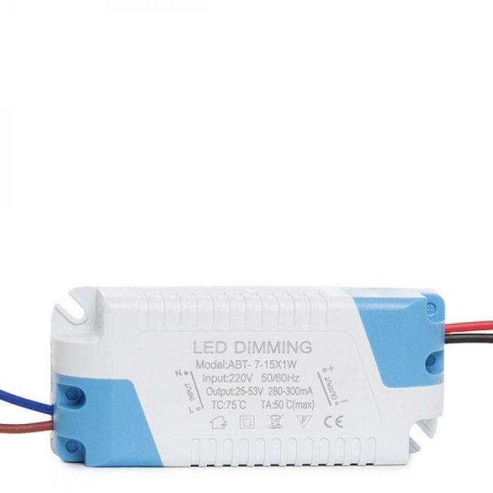 Driver Dimable para Foco Downlight LED 12W - Regulador de Intensidad Lumínica Compacto y Práctico