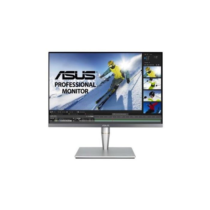 ASUS ProArt PA24AC Monitor Profesional 24.1" IPS WUXGA 1920x1200 para Diseño Gráfico, HDR 400, USB-C, Ajustable Plata