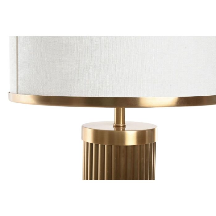 Lampara Sobremesa Item Home DKD Home Decor Dorado Blanco 36 x 62 x 36 cm 4 Lampara Sobremesa Item Home DKD Home Decor Dorado Blanco 36 x 62 x 36 cm 4
