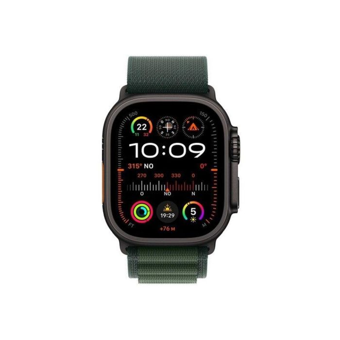 Apple Watch Ultra 2/ GPS/ Cellular/ 49mm/ Caja de Titanio Negro / Correa Loop Alpine Verde Oscuro Grande 1 Apple Watch Ultra 2/ GPS/ Cellular/ 49mm/ Caja de Titanio Negro / Correa Loop Alpine Verde Oscuro Grande 1