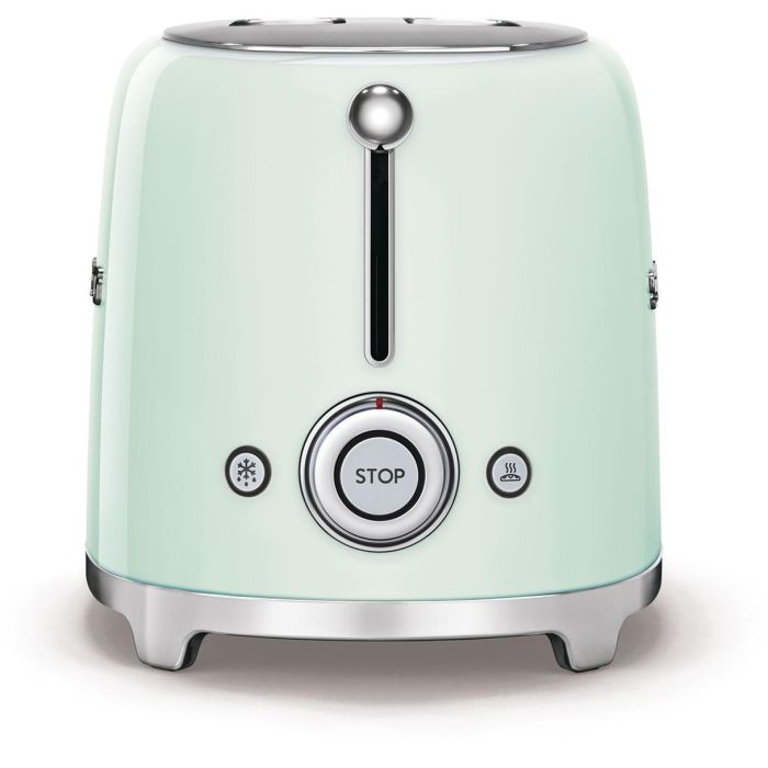 Smeg TSF01PGEU Tostadora de 2 Rebanadas, Color Verde Pastel 2