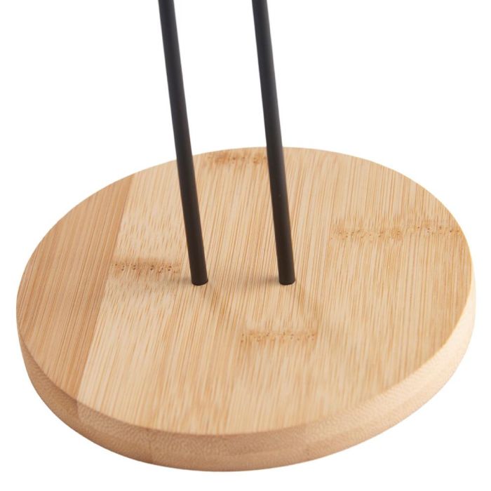 Day Portarrollos Diámetro 14 cm Altura 30 cm Base Bambú Barra Metal 3