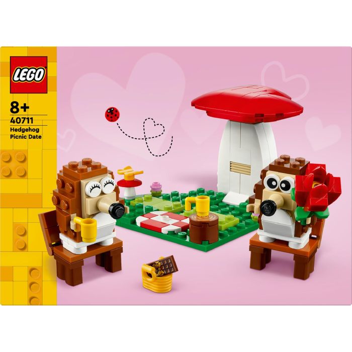LEGO 40711 Set de Construcción Pícnic de Erizos con 2 Figuras de Animales y Accesorios para Niños +8 Años 11