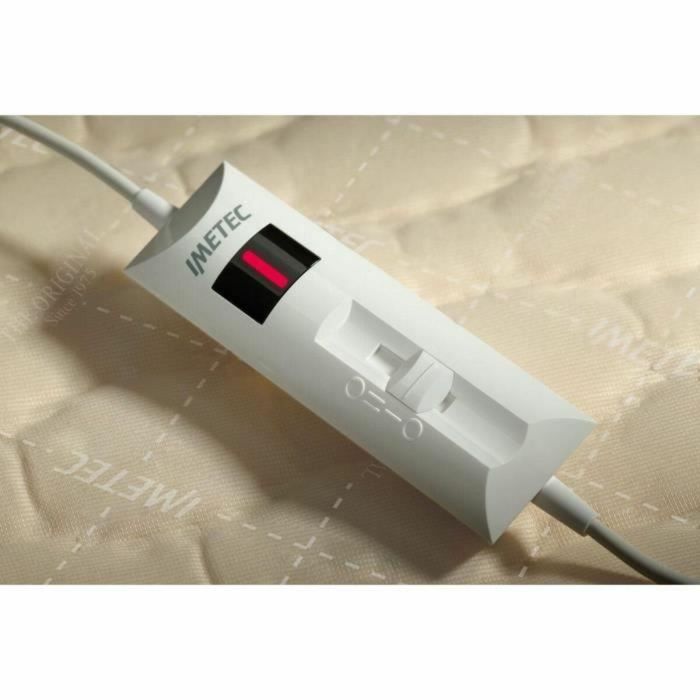 Imetec Cubrecolchón Calefactable IME8007403061135 para Cama de Matrimonio 150x80 cm, 2 Mandos, 2 Temperaturas, Lavable 2 Imetec Cubrecolchón Calefactable IME8007403061135 para Cama de Matrimonio 150x80 cm, 2 Mandos, 2 Temperaturas, Lavable 2