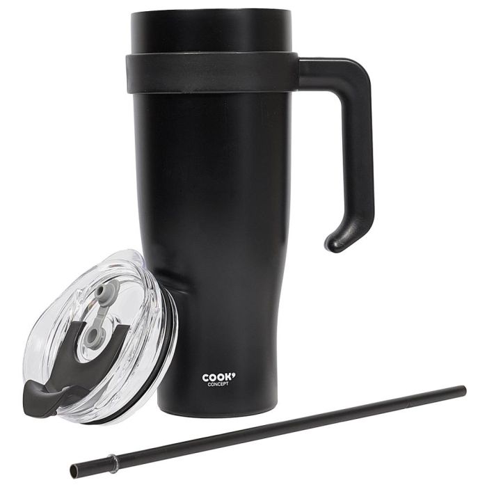 Cook Concept Mug Térmico Miami Monoc. 1,2 L - Acero Inoxidable, Mantiene Bebidas Frías y Calientes por 6 Horas, Ideal para Deportistas y Viajes 6