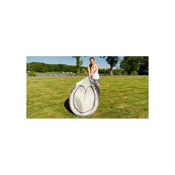 Coleman Galiano 4 FastPitch Pop Up - Tienda desplegable para 4 personas, Impermeable, Resistente a la intemperie, Color Verde y Gris