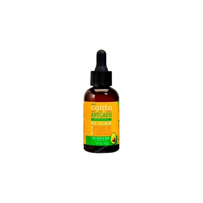 Cantu Elixir Hidratante para Cabello con Aceite de Aguacate 59ml para Sellar Humedad y Promover Crecimiento