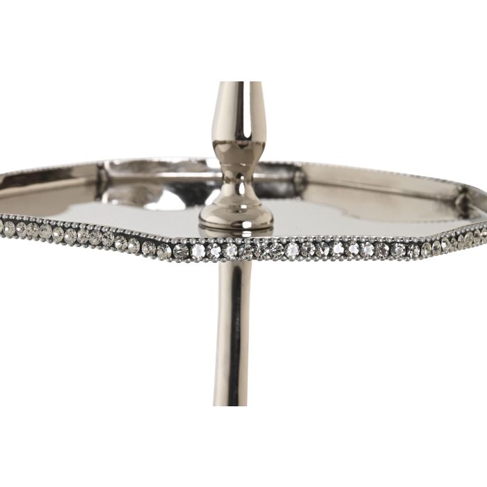 DKD Home Decor Centro de Mesa Tradicional Plateado Aluminio 28 x 47 x 28 cm 2