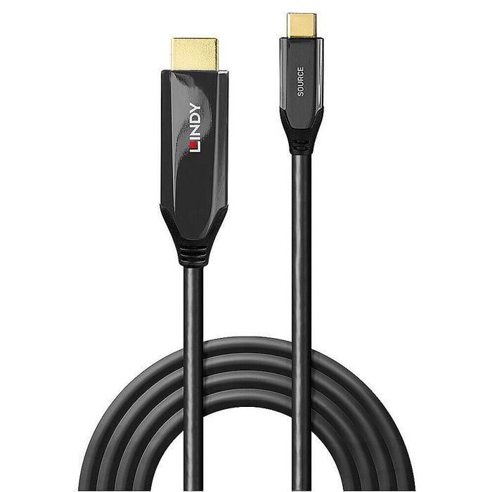 Lindy Cable Adaptador USB Tipo C a HDMI 8K60, Compatible con DisplayPort 1.4, HDR, HDCP 2.2, Plug & Play, 3m 1 Lindy Cable Adaptador USB Tipo C a HDMI 8K60, Compatible con DisplayPort 1.4, HDR, HDCP 2.2, Plug & Play, 3m 1