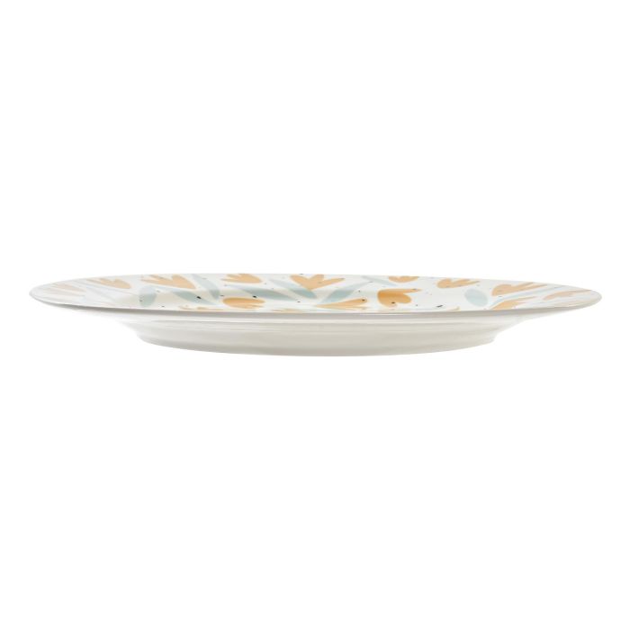 DKD Home Decor Plato Flores Shengda Urban Multicolor Blanco Porcelana 27 x 2 x 27 cm (12 Unidades) 3