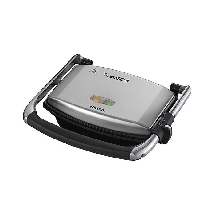 Ariete 1911 Grill Eléctrico Slim Toast&Grill con Plancha Superior Basculante y Placas Antideslizantes Ariete 1911 Grill Eléctrico Slim Toast&Grill con Plancha Superior Basculante y Placas Antideslizantes