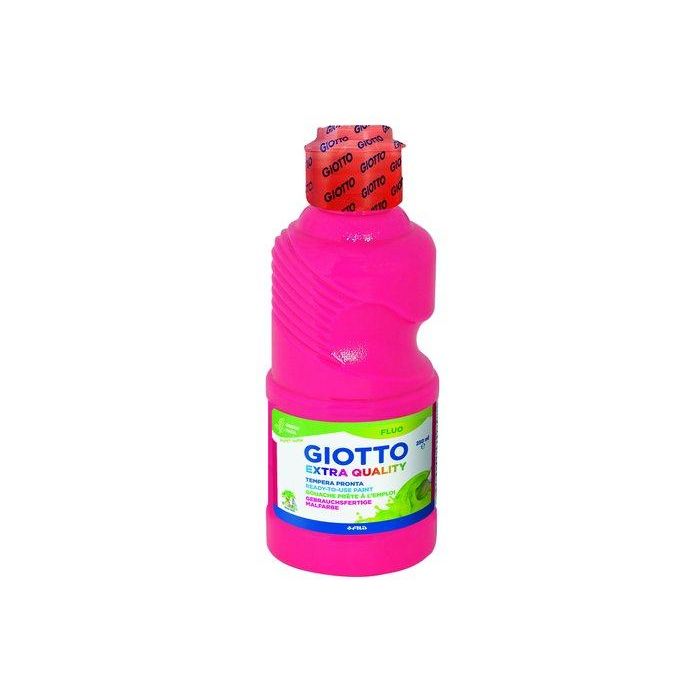 Tempera Giotto Liquida Fluo 250 Ml (Botella) Rosa