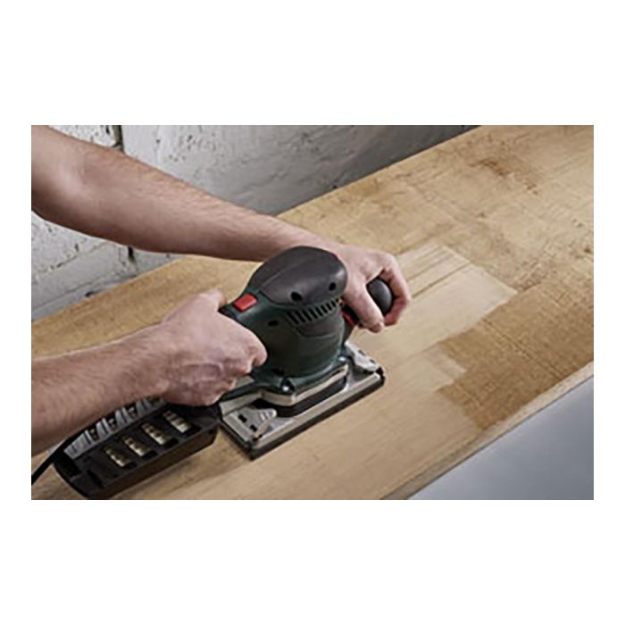 Wolfcraft Set 10 hojas de lijar adhesivas corindón grano 80 93x185mm 1767000 1